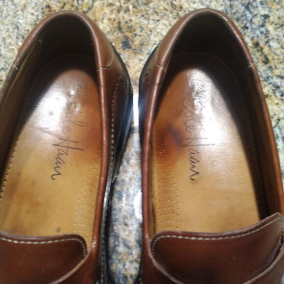 Cole Haan NikeAir Penny Loafers Men’s Size 7 M Brown Leather Dress Shoes C02961 main image 5